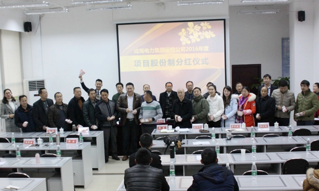 公司召开2016年度项目股份制实验总结聚会