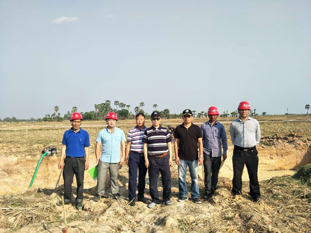 陈云总司理到柬埔寨工程检查指导事情