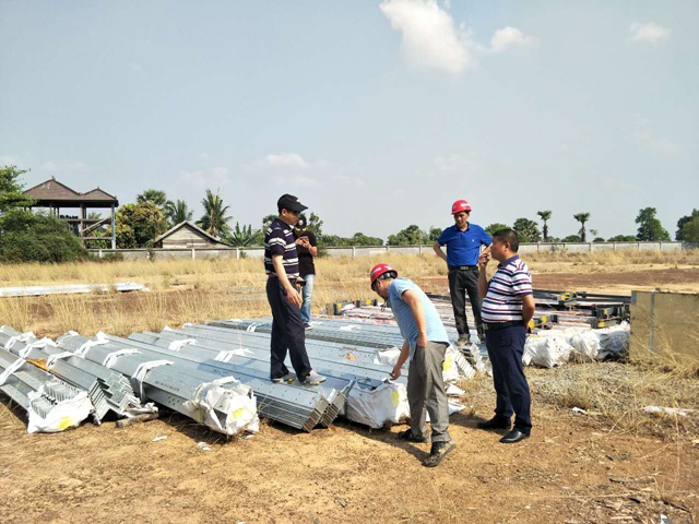 陈云总司理到柬埔寨工程检查指导事情