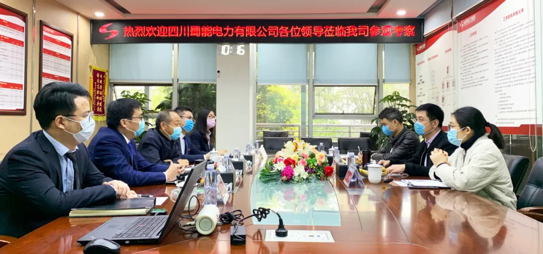 四川蜀能电力有限公司与7790必发集团电力集团开展党建事情钻研会