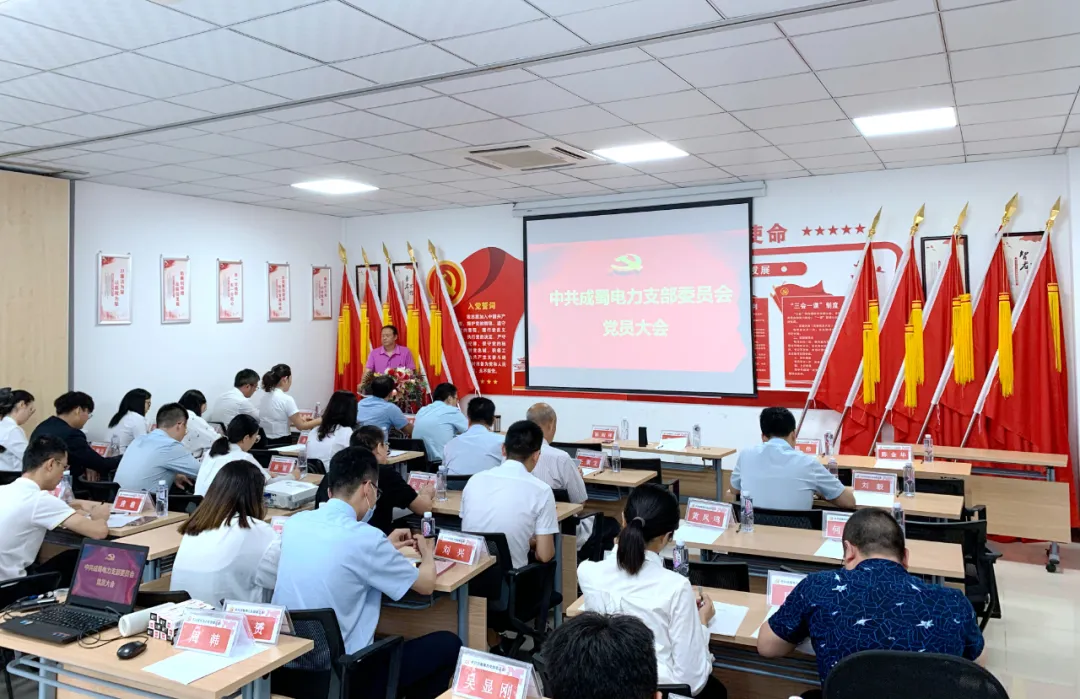 热烈祝贺中共7790必发集团电力支部委员会换届选举事情圆满完成