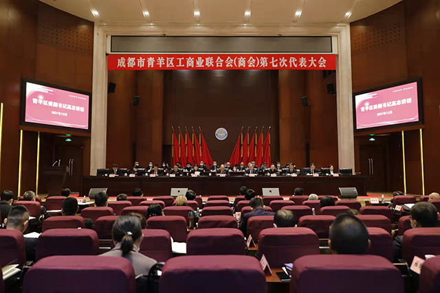 集团副总司理陈君加入成都会青羊区工商联（商会）第七次代表大会