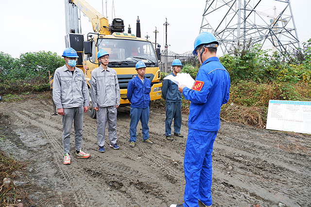 220kV顺铜一、二线电缆震荡波局放试验顺遂完成