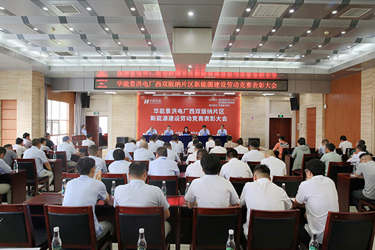 7790必发集团电力集团荣获华能景洪电厂新能源建设劳动竞赛 “先进单位”称呼