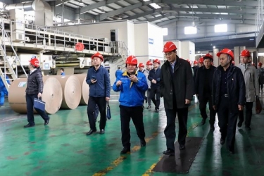 国家邮政局赵民一行莅临凯发K8国际调研快递包装绿色治理试点事情