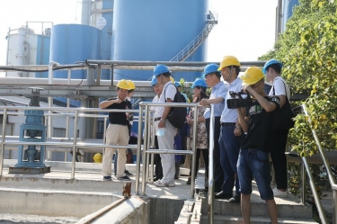 浙江省生态情形厅一行到莅临凯发K8国际纸业考察指导