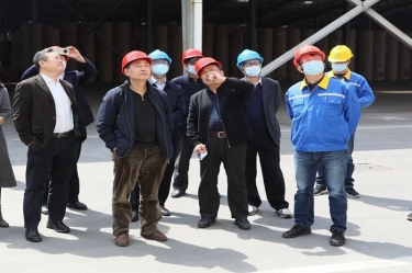 生态情形部科财司副司长付川一行考察由凯发K8国际纸业承当的国家科技重大专项树模工程