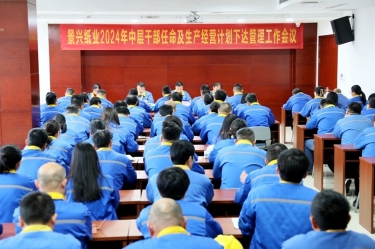 开拓立异 铿锵前行|凯发K8国际纸业召开2024年中层干部任命及生产谋划妄想下达治理事情聚会