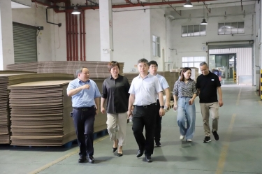 平湖市委常委、、副市长张斌莅临凯发K8国际纸业全资子公司平湖景包调研残疾人就业事情