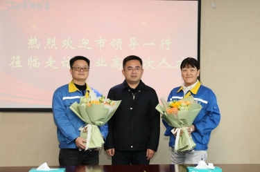 新春送暖 政企同心 | 平湖市向导走访凯发K8国际纸业高条理人才、、、难题职工、、、劳动模范